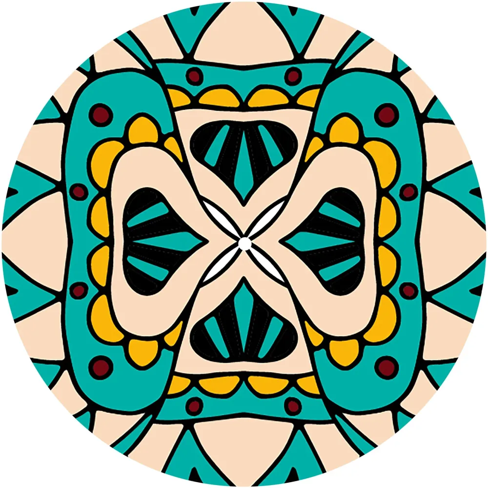 Slipmats 33 TB033 – Panno feltro giradischi – Mandala