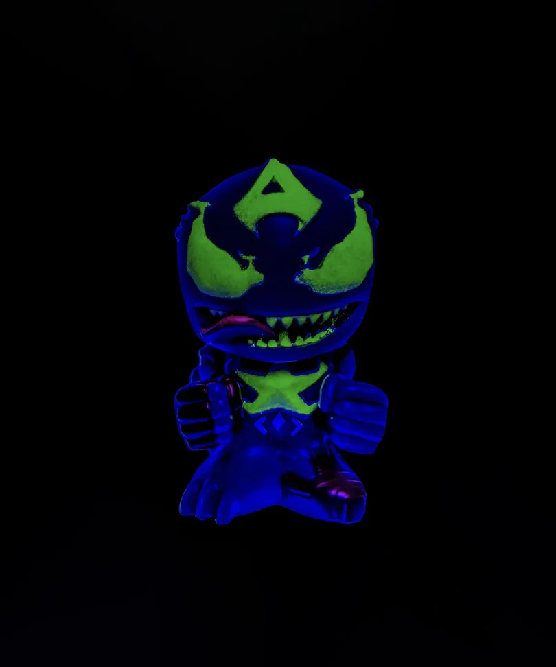 Marvel Spider-Man Maximum Venom - Boomez - Captain America (Glow in the Dark) Wave 3 - immagine 3