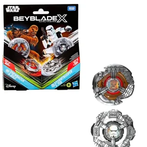 Beyblade X – Star Wars Dual Pack: Chewbacca 4-80LF & Stormtrooper 5-70B Beyblade X – Star Wars Dual Pack: Chewbacca 4-80LF & Stormtrooper 5-70B