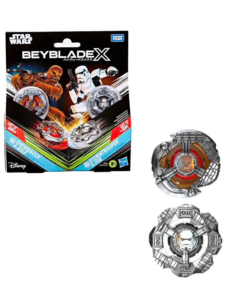 Beyblade X - Star Wars Dual Pack: Chewbacca 4-80LF & Stormtrooper 5-70B