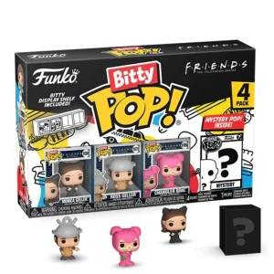 Monica Geller (Cat) / Ross Geller (Spudnik) / Chandler Bing (Bunny) / Mystery Bitty (4-Pack) Monica Geller (Cat) / Ross Geller (Spudnik) / Chandler Bing (Bunny) / Mystery Bitty (4-Pack)