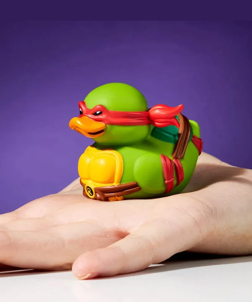 Teenage Mutant Ninja Turtles Raphael Mini TUBBZ Cosplaying Duck Collectable - immagine 3