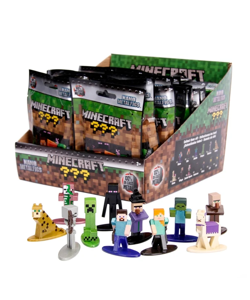Minecraft - Nano Metalfigs Diecast Mini Figures 4 cm Assortment (Wave 1)