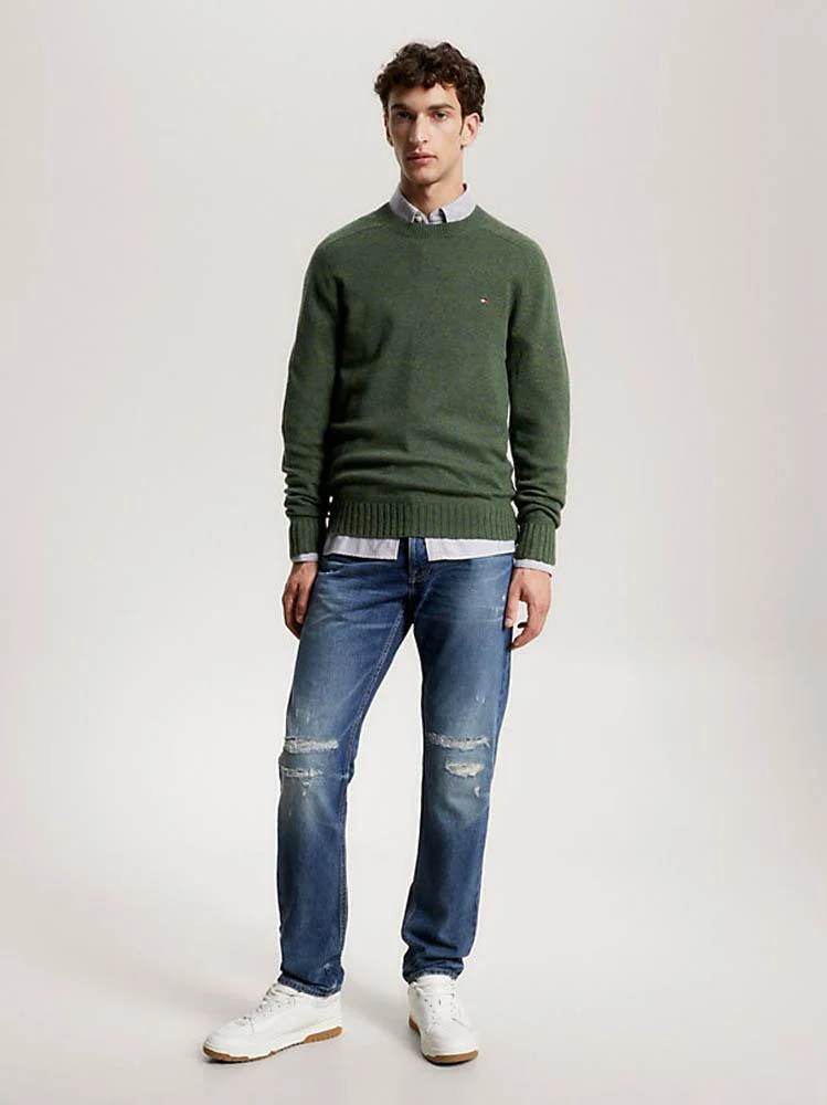 Tommy Hilfiger Maglia Uomo Multi Htr Merino - immagine 3