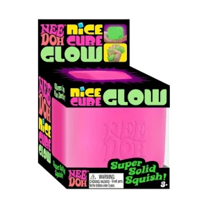 NeeDoh Squeeze Ball – Nice Cube (Glow in the Dark)
