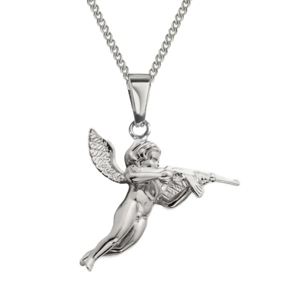 COLLANA ANGIOLETTO CON MITRA 45 cm
