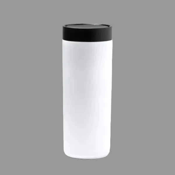 Bicchiere Termico in Acciaio Inox 304 – 500 ml, Doppia Parete, Tappo 360°