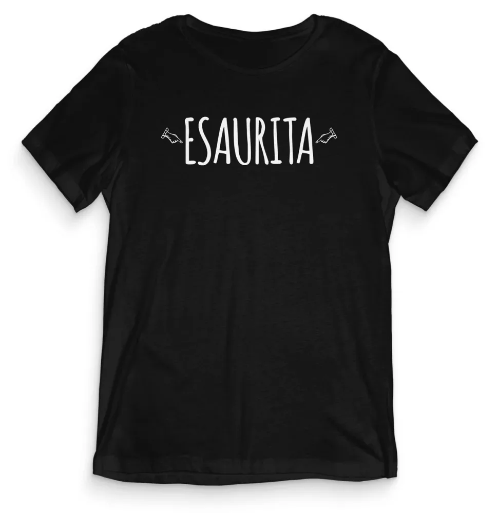 TeesBlitz T-Shirt divertente – Esaurita – tee21-022