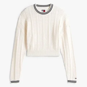 Tommy Hilfiger Maglia Donna Boxy Flag Tommy Hilfiger Maglia Donna Boxy Flag