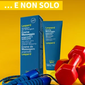 LEOPARD Sport CREMA MASSAGGIO Preparante e Defaticante LEOPARD Sport CREMA MASSAGGIO Preparante e Defaticante