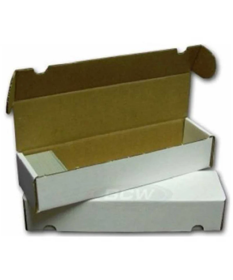 Scatola per Cardbox 1000 - Scatola Pieghevole con Coperchio per Conservare Fino a 1.000 Carte