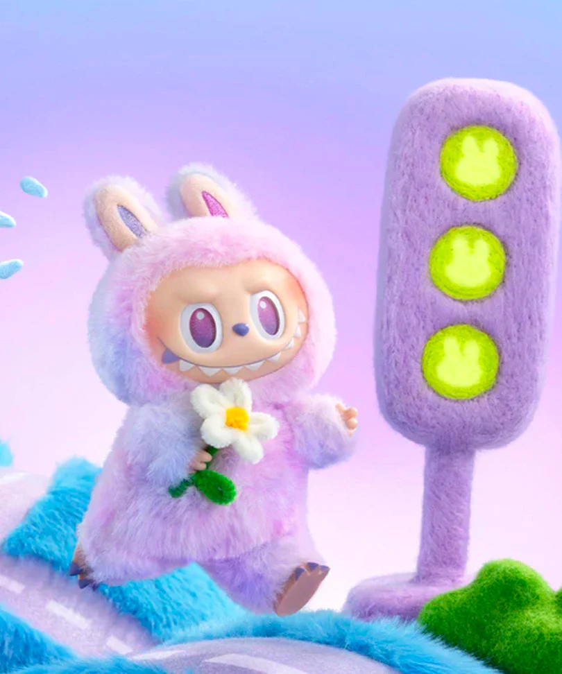 Labubu Big into Energy Luck (Viola) - Pop Mart Official Figure - immagine 2