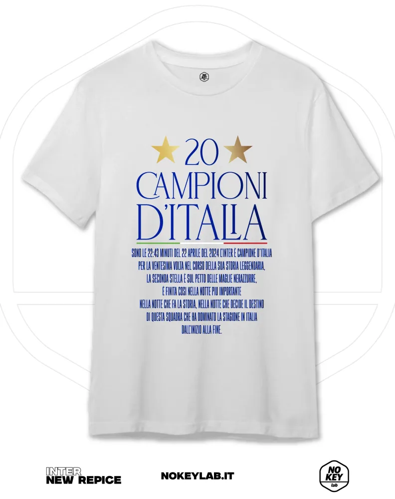 T-shirt inter telecronaca Repice Nuovo Design - immagine 2