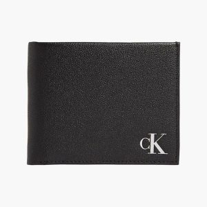 Calvin Klein Portafogli Uomo Mono Silver Bifold Calvin Klein Portafogli Uomo Mono Silver Bifold