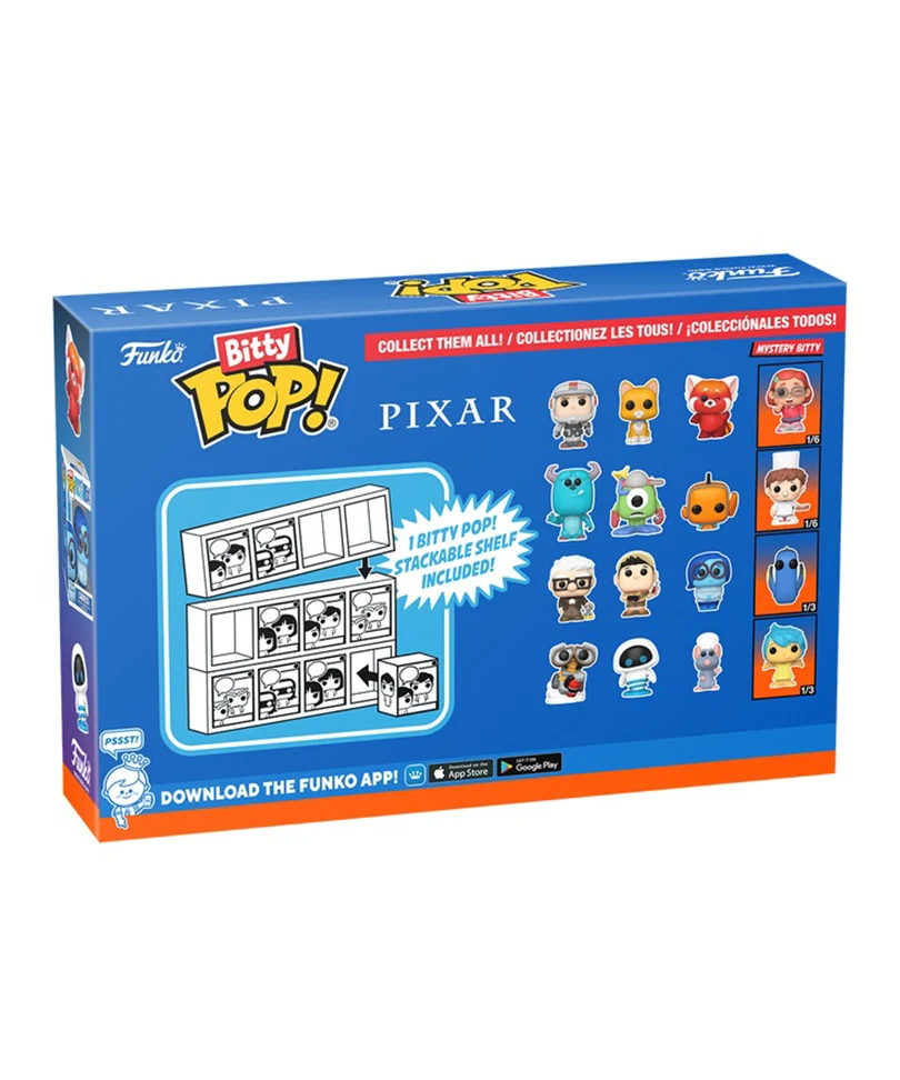 Carl / Russell / Sadness / Mystery Bitty (4-Pack) - immagine 2