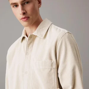 Calvin Klein Camicia Uomo Corduroy Overshirt Calvin Klein Camicia Uomo Corduroy Overshirt