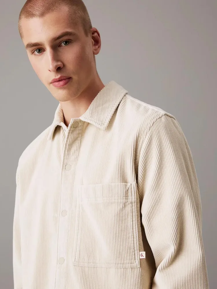 Calvin Klein Camicia Uomo Corduroy Overshirt