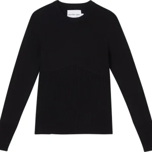 Calvin Klein Maglia Donna Bust Detailing Calvin Klein Maglia Donna Bust Detailing