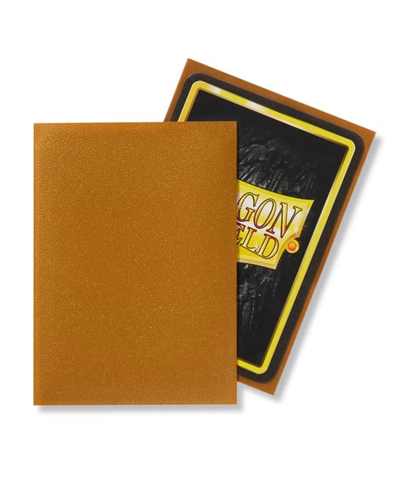 Dragon Shield - Standard Sleeves - Matte Gold (100 Sleeves) - immagine 2