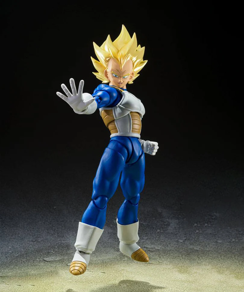 Dragon Ball Z - Super Saiyan Vegeta (Awakened Super Saiyan Blood) - Action Figure S.H. Figuarts 14 cm - immagine 3