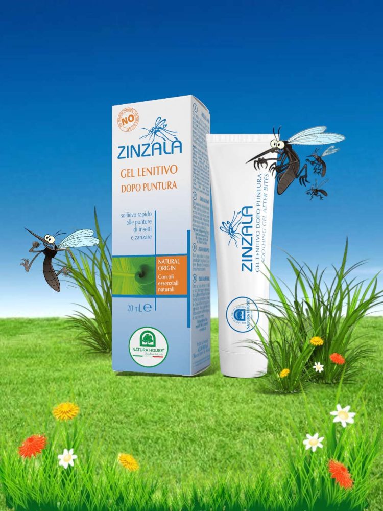 ZINZALÀ GEL LENITIVO Dopo Puntura di zanzare e insetti