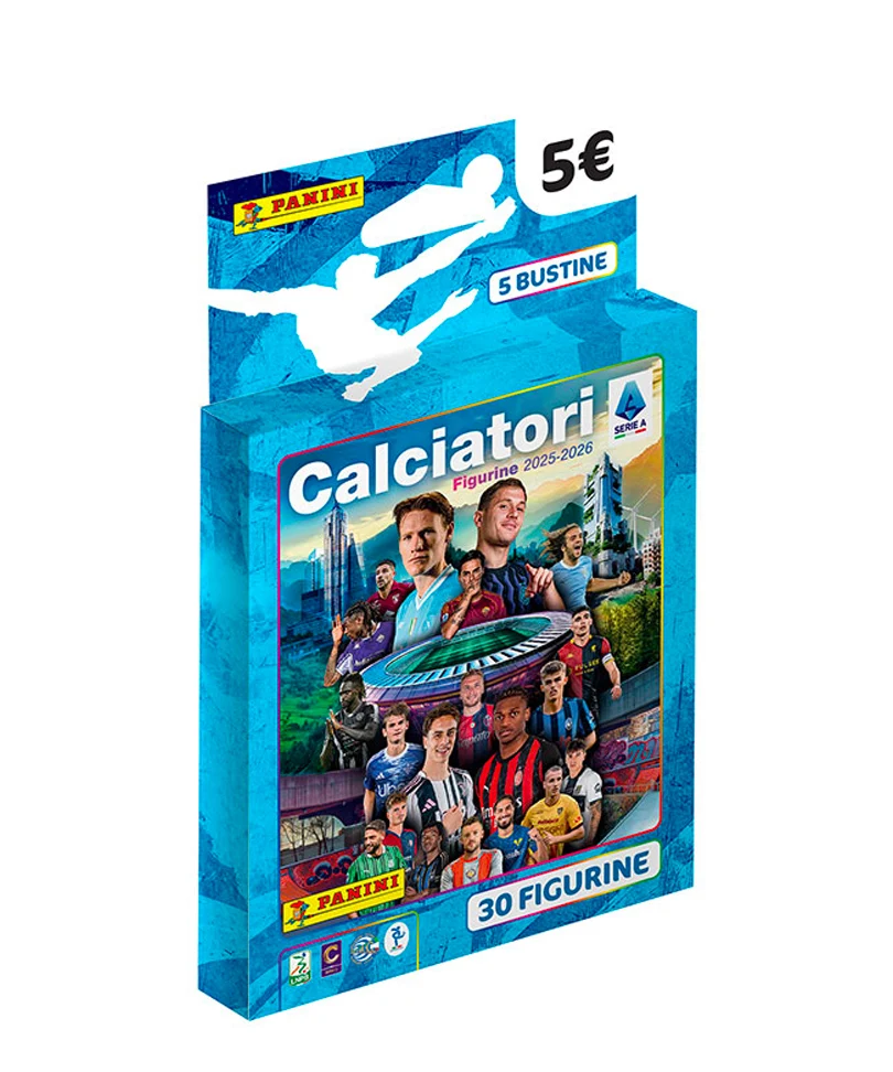 PANINI Stickers Ecoblister 5 Buste Calciatori 2025-2026