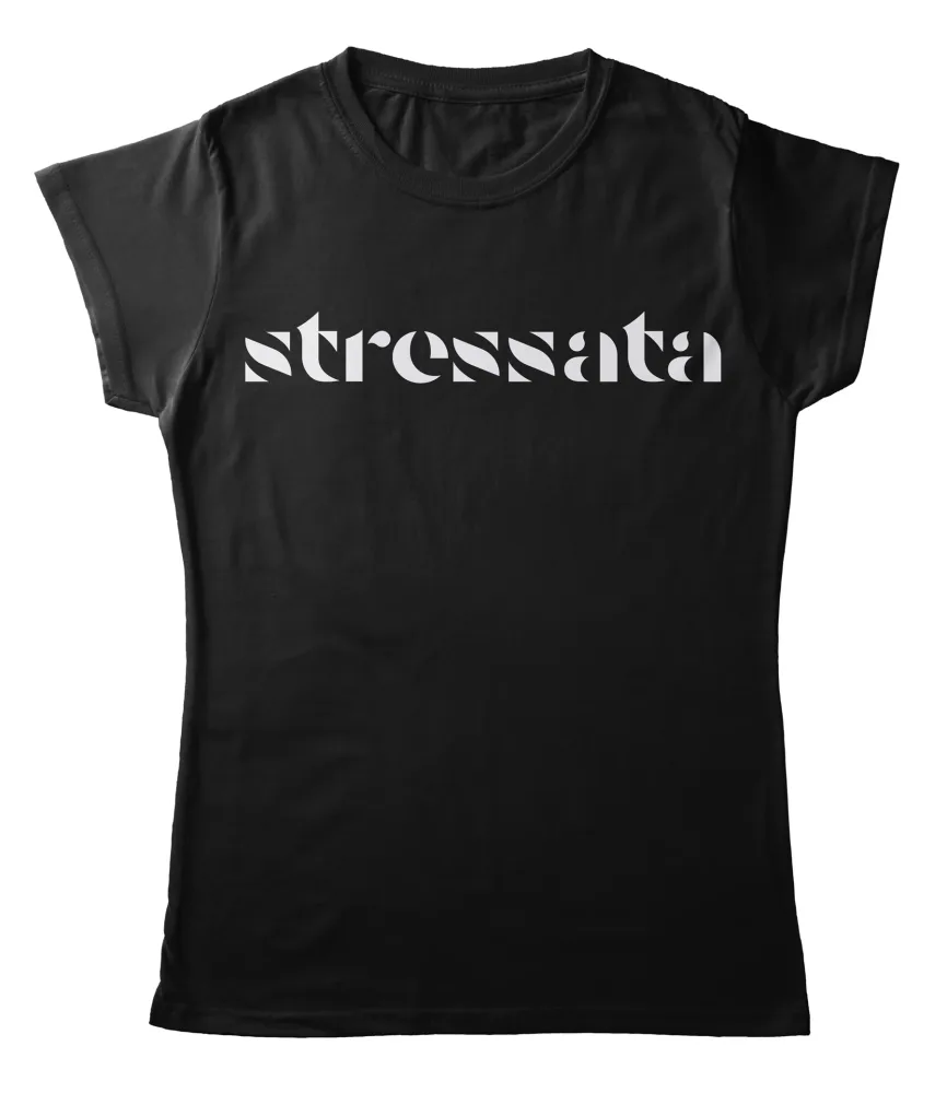 TeesBlitz T-Shirt divertente – Stressata tee20-023
