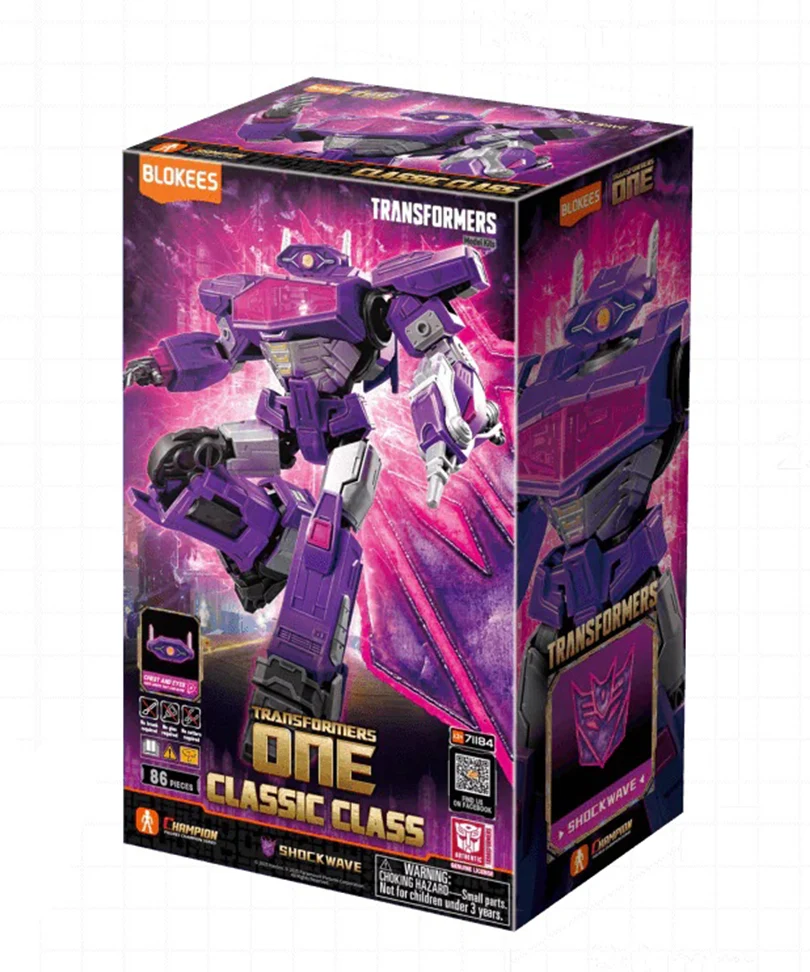 Transformers Blokees Plastic Model Kit Classic Class Shockwave