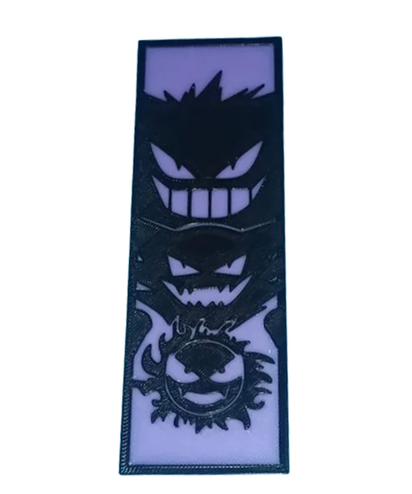 Segnalibri Pokemon (Gastly & Hunter) 3D