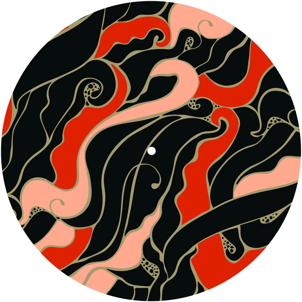 Slipmats 33 TB085 – Panno feltro giradischi Yellow Fever – Seaweeds