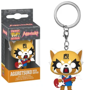 Aggretsuko with Guitar Keychain Aggretsuko with Guitar Keychain