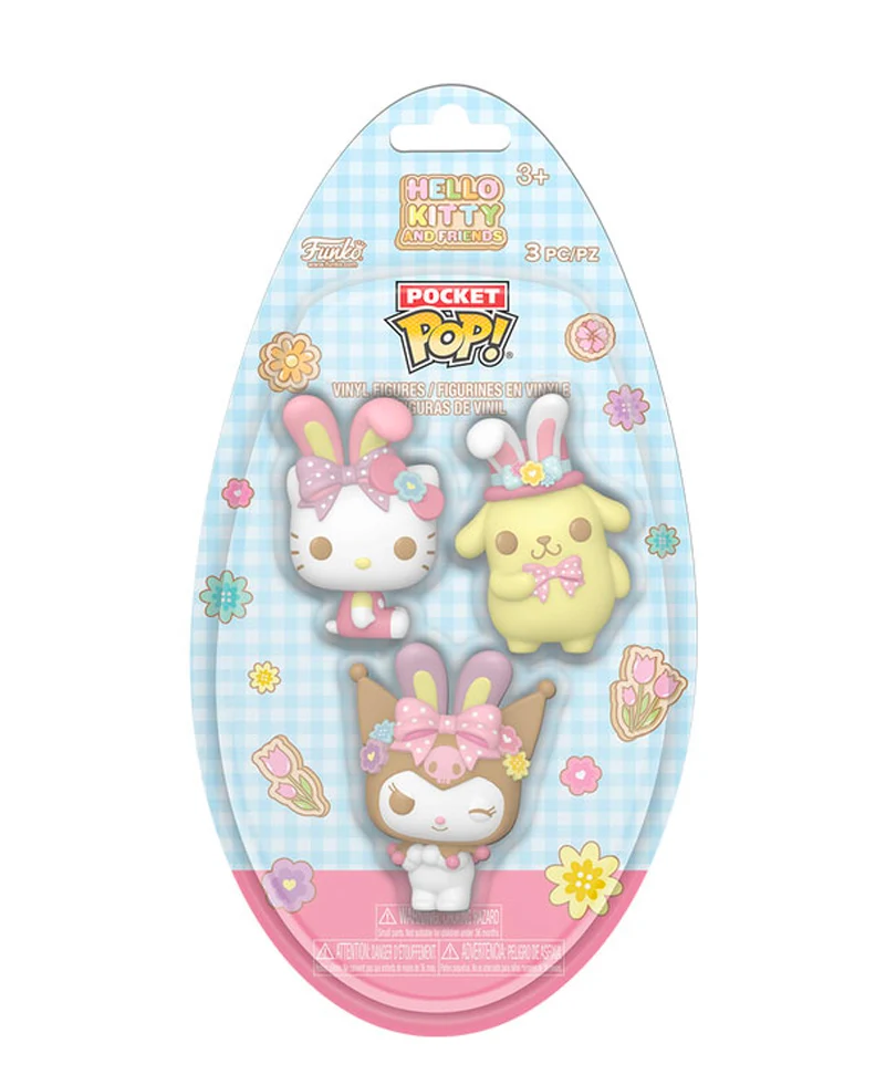 Hello Kitty / Kuromi / Pompompurin (3-Pack)