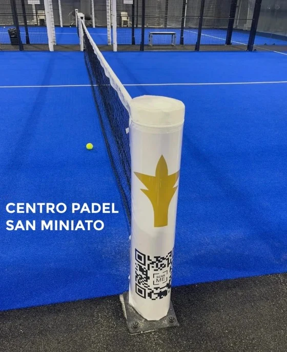 Kit Ricambio Sponsor Paletti Padel – Pannello Intercambiabile con Tasca Trasparente
