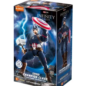 Marvel Infinity Saga Blokees Plastic Model Kit Champion Class Captain America Marvel Infinity Saga Blokees Plastic Model Kit Champion Class Captain America