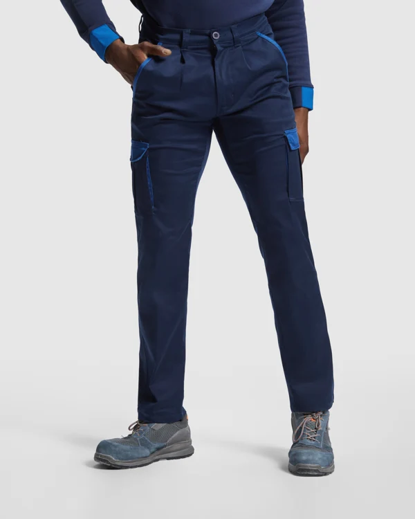 Pantalone da Lavoro Multitasche TROOPER – Dettagli a Contrasto e 6 Tasche | Roly WRK