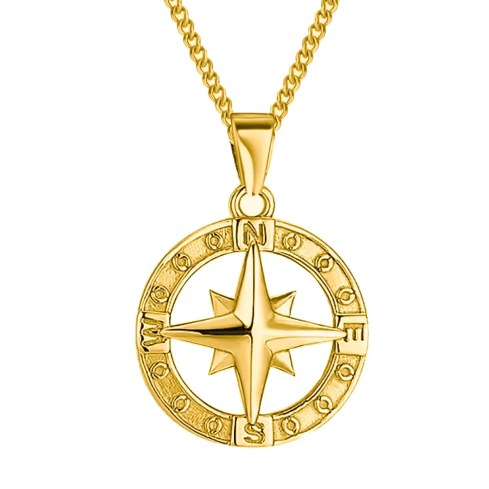 COLLANA ROSA DEI VENTI 45 cm - immagine 2
