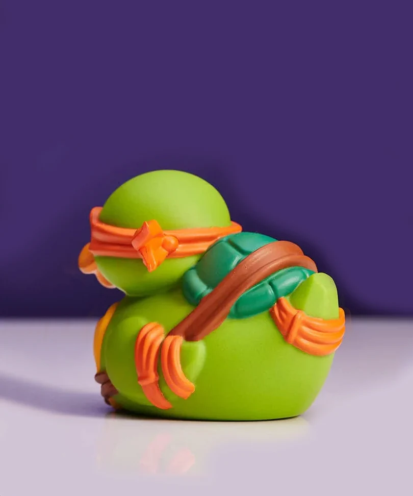 Teenage Mutant Ninja Turtles Michelangelo Mini TUBBZ Cosplaying Duck Collectable - immagine 2