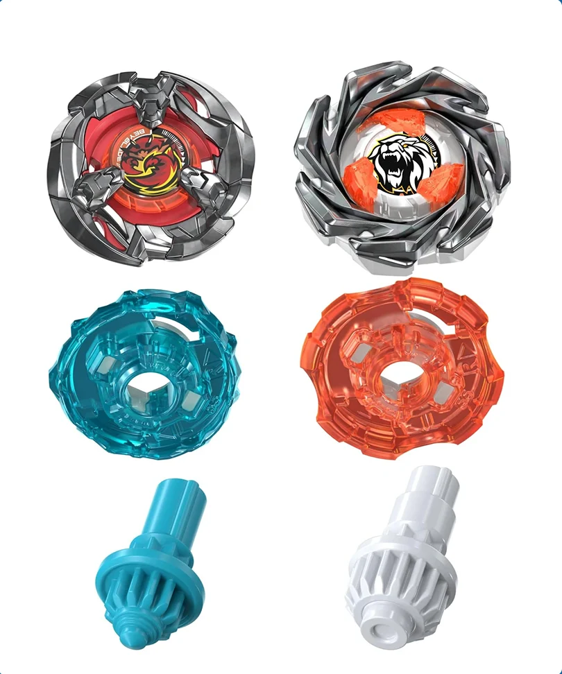 Beyblade X - Dual Pack: Clamp Crab 9-65S & Crest Leon 4-55A - immagine 2