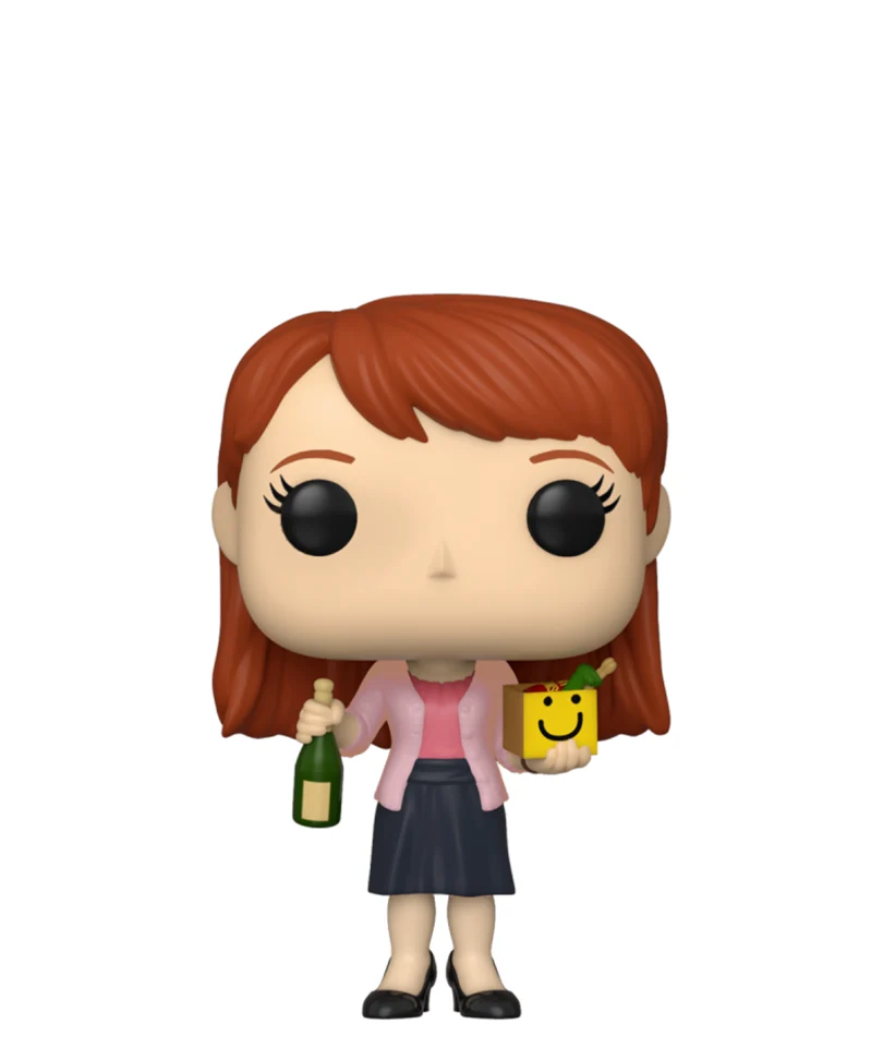 Erin Hannon with Happy Box and Champagn