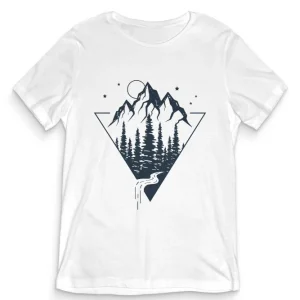 TeesBlitz tee222 – T-Shirt grafiche originali – Mountain