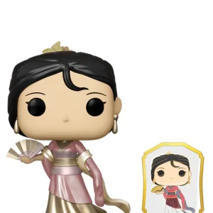 Mulan (Dancing) (Gold) with Pin