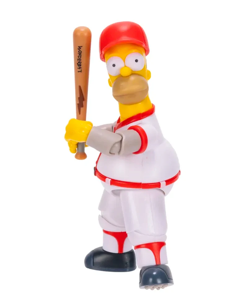 Homer with Baseball Bat and Cap - The Simpsons - Wave 3 - 13cm - immagine 2