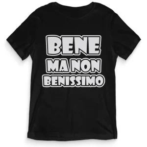 TeesBlitz tee139 – T-Shirt divertente – Bene ma non Benissimo TeesBlitz tee139 – T-Shirt divertente – Bene ma non Benissimo