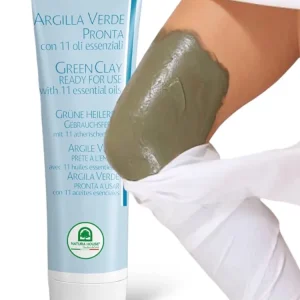 ARGILLA VERDE PRONTA TUBO con 11 OLI ESSENZIALI