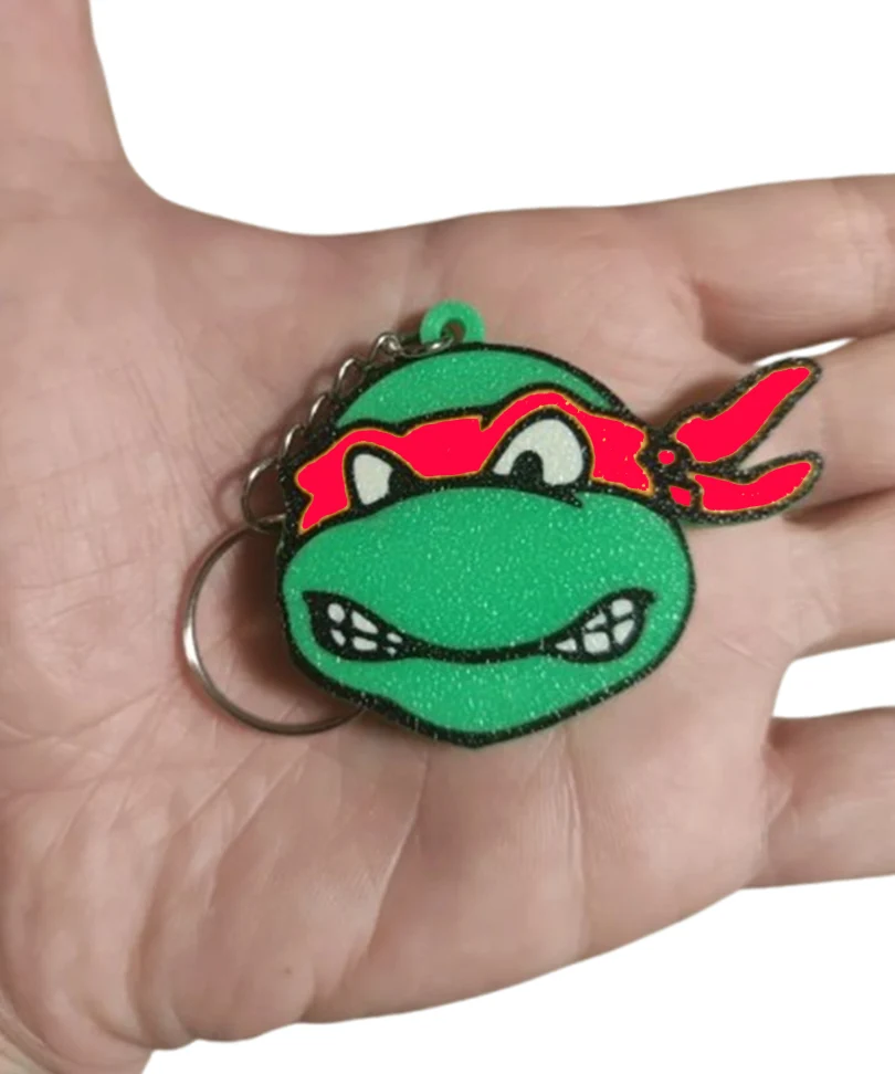 Portachiavi Raffaello Teenage Mutant Ninja Turtles 3D