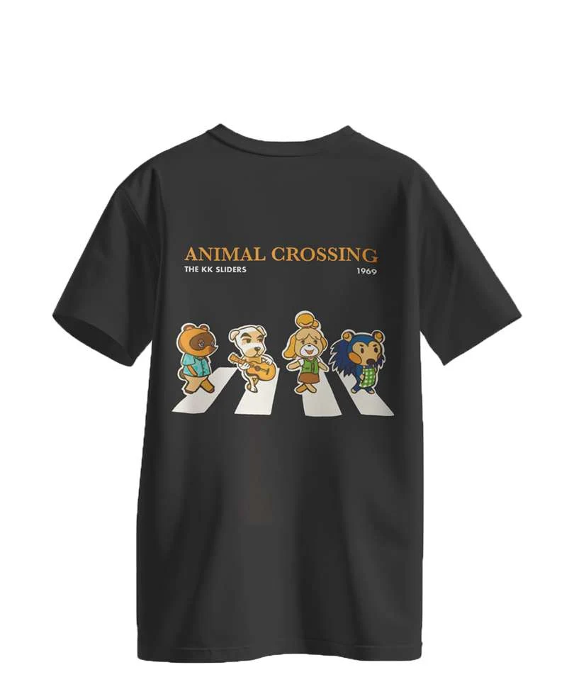 T-Shirt Uomo Animal Crossing Nera