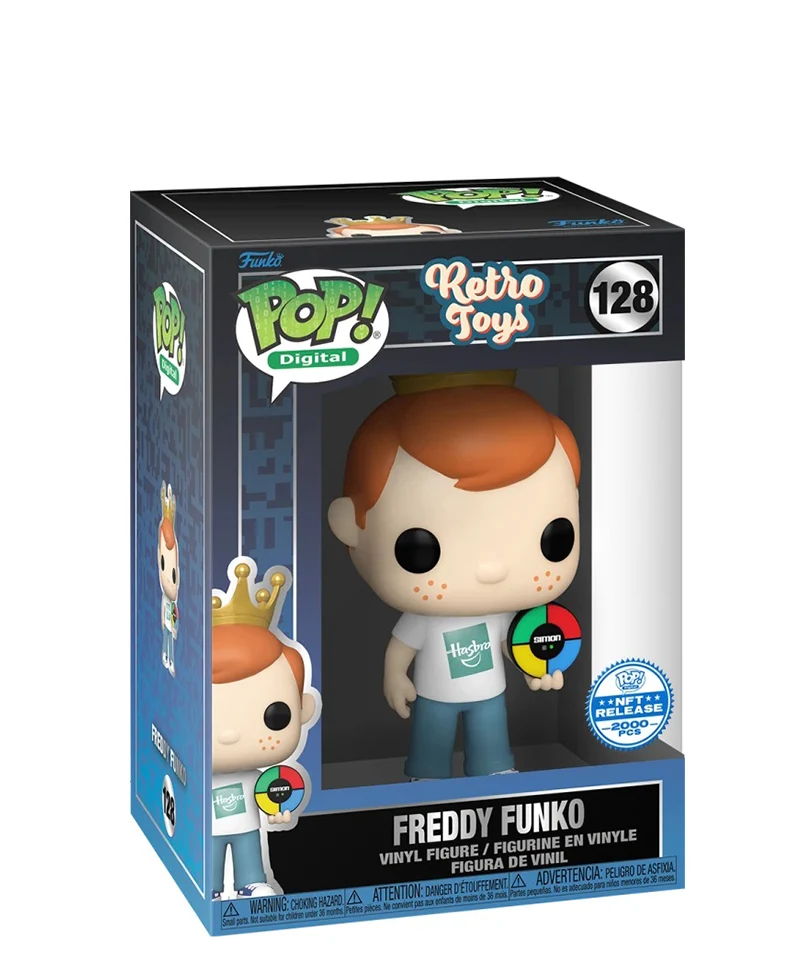 Freddy Funko (Hasbro Tee - Holding Simon)