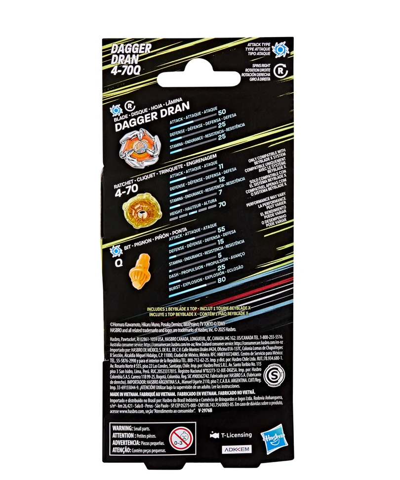 Bebyblade X - Dagger Dran 4-70Q - immagine 3
