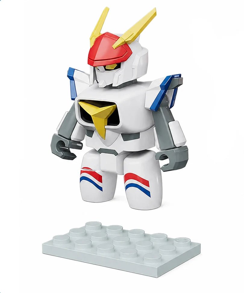 Metal Armor Dragonar - Dragonar-1 - Brickroid Mini Figure 5cm - immagine 2