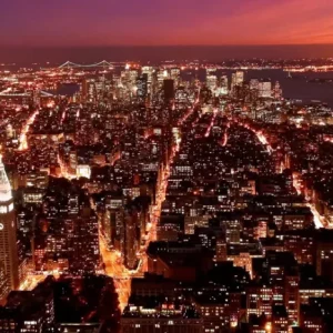 Tela Quadro Misure 70×150 Canvas – Panoramica Cityscape – Collezione Quadri Fotografici cod. FOP-30